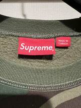 Supreme Box Logo Crewneck シュプリーム ボックスロゴ クルーネック 15AW 15FW サイズM Camo カモ 国内正規品 極美品 レアカラー_画像3