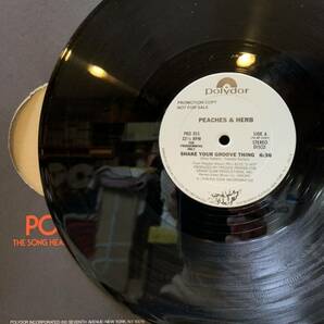 12'U.S Promo Shake your groove thing Peaches&Herb 1978 ディスコ大ヒット！の画像3