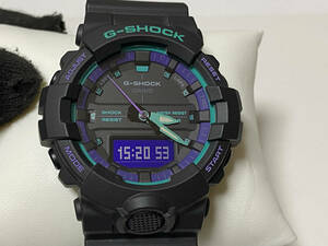 カシオ CASIO Gショック G-SHOCK BLACK & 90s Color レトロスポーツテイスト GA-800BL-1AJF 展示未使用品