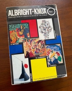 ポストカード・ブック★オルブライト・ノックス・アートギャラリー Vol.1 ALBRIGHT-KNOX ハガキ集／米NY バッファロー美術アカデミー。