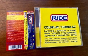 （美品）洋楽コンピ★RIDE ライド 良質選曲 全21曲／Coldplay、Daft Punk、KT Tunstall、Gorillaz、他