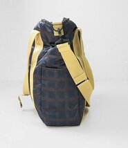 MARNI × PORTER ◆ ナイロンツイル 2WAY トートバッグ オンブレチェック柄 ショルダー ネイビー×イエロー マルニ ポーター ◆GD13_画像3