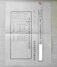 海軍機関学校身体検査合格之証・「エックス」線受験者票　昭和19年　2枚セット　a18_画像1