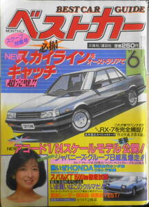 ベストカーガイド　昭和60年6月号　NEWスカイラインを完璧SCOOP！！　講談社　a