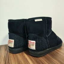 【Harris Tweed】ハリスツイード(24cm) ムートン　ネイビー_画像4