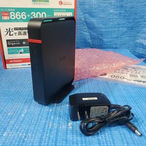 ★1500円即決! upcj 美品 BUFFALO/バッファロー 無線LANルーター WHR-1166DHP4 Wi-Fi ネットワーク機器 箱説明書付き 動作確認済みの画像1