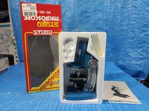 *500 jpy prompt decision! upcj beautiful goods microscope micro scoop 300 NO2320 STUDY MICRO SCOPE box instructions attaching operation verification ending 