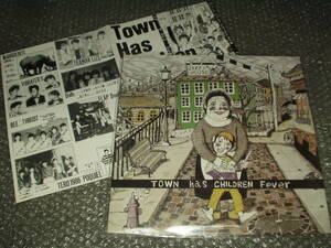 ＬＰ★V・A「TOWN HAS CHILDREN FEVER」自主盤～マーガレット/VIBRATER'S/BEE THRUST/TERO1986/TRANQUI LIZE/DOLLS/FLAP DooDLE/ポキール