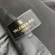 e)バレンザポー スポーツ VALENZA PO SPORTS ジャケット 金ブタン サイズ38 L71-1480J1 ブラック 日本製 レディース アウター 中古_画像9