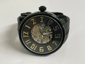 中古美品！　稼働品　定価約10万円　テンデンス　スケルトン　腕時計　TG491005　Tendence　3304