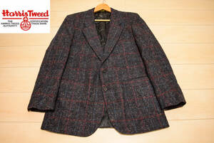 HarrisTweed ハリスツイード 2釦 ツイード テーラード ブレザー ジャケット M 冬 (R00102419)