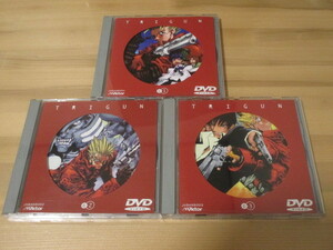 DVD TRIGUN トライガン 1巻、2巻、3巻、通常版 帯無し
