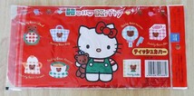 即決 新品 サンリオ HELLO KITTY ハローキティ 可愛い キティちゃん 布製 ティッシュケース 昭和レトロ 1994年 当時物 ティッシュボックス_画像4