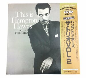 LP レコード Hampton Hawes,Vol.２ THE TRIO ハンプトン・ホーズ ザ・トリオ Vol.2 LAX 3042 JAZZ コンテンポラリー・ジャズ m805-B