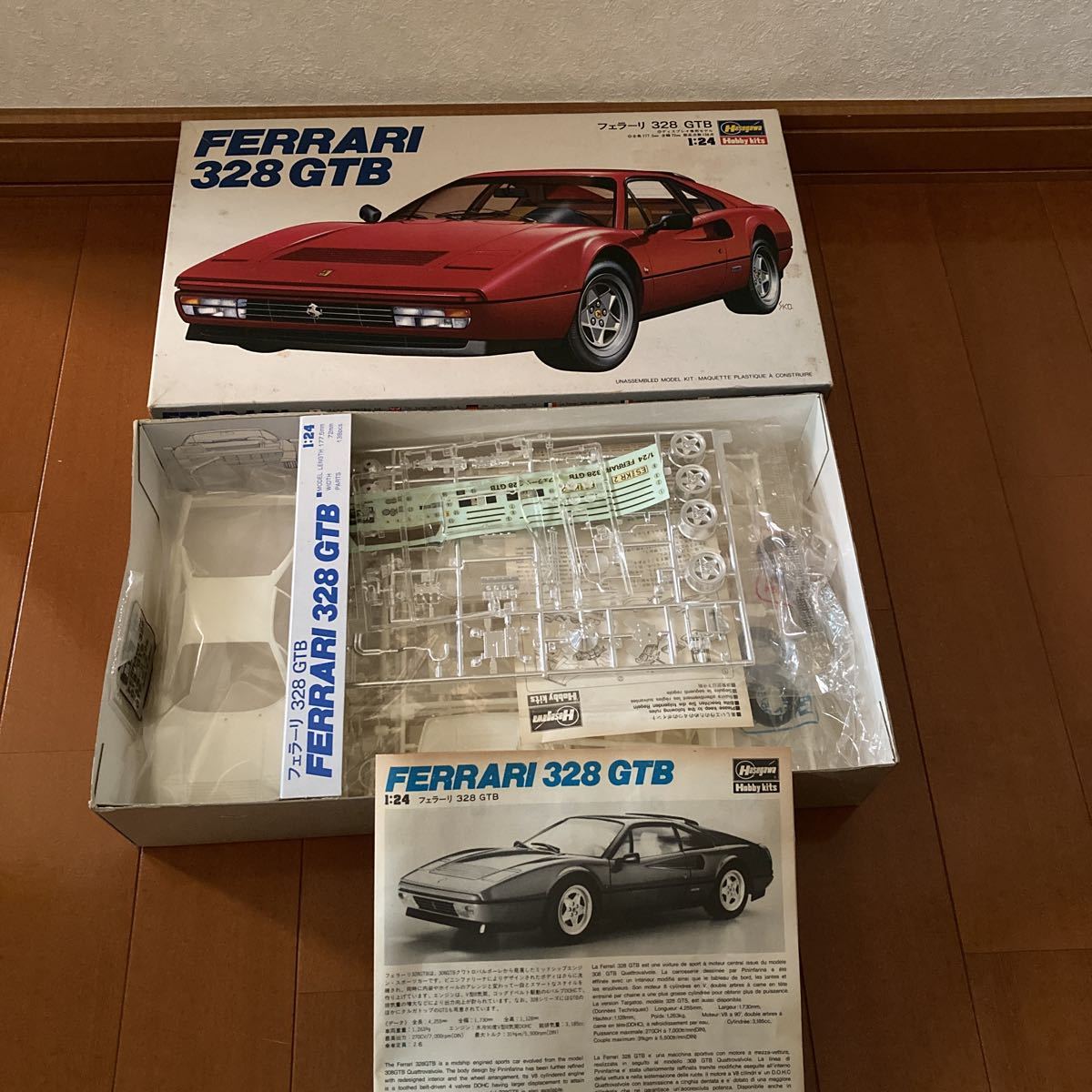 絶版未展示品 京商 1/18 フェラーリ 328 GTB 1988 イエロー abitur