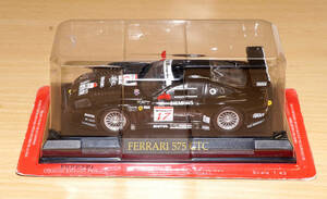1/43 Ferrari 575 GTC #17 черная бесплатная доставка