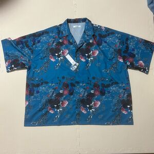 アロハシャツ 花柄シャツ L タグ付き