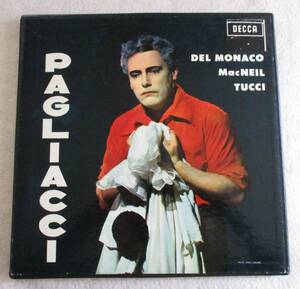 デル・モナコ ／ レオンカヴァッロ 歌劇「道 化 師」全曲、他（２枚組）　英デッカ　 ＥＤ－１ 　ステレオ盤
