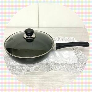 安全性 耐久性の高いSCANPAN スキャンパン Classicシリーズ ソテーパン 蓋付 26cm 深型 安全な100%PFPA/PFOSフリー 調理器具 発がん性なしの画像1