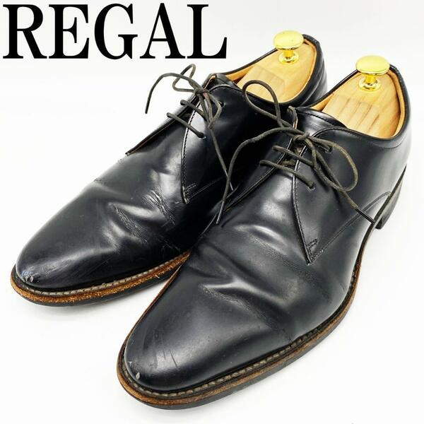 SX99/REGAL リーガル プレーントゥ 24 ブラック ビジネスシューズ メンズ 革靴