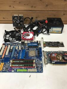 GIGABYTE RADEON core2Duo等おまとめ　パソコン周辺機器　CPU ファン　メモリ