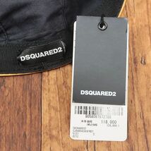 1円/DSQUARED2/Sサイズ/Italy製レザーキャップ S82BC0412 ヴィンテージ加工 ワイルド 男女兼用 帽子 展示会/ベージュ/hb684/_画像5