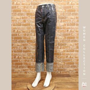 1円/DSQUARED2/IT38サイズ/S72LB0411 Sailor Jean コーティング カフ デニムパンツ イタリア製 ディースクエアード 新品/インディゴ/gy131/