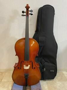  contrabass [ musical instruments shop exhibition ] Suzuki No.73 1/4 1997 year made complete service completed! set price approximately 30 ten thousand jpy degree! beautiful goods body . bow * new old soft case . attached!!