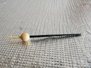 美品 マッコウ 鯨歯 かんざし 簪 20㎜丸玉 鼈甲 クジラ くじら工房