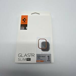 Spigen Glas tR Slim Pro AKI1489 保護バンパー ガラスフィルム Apple Watch Ultra 49mm 用 アルミニウム枠 一体型 apple watch 49mm