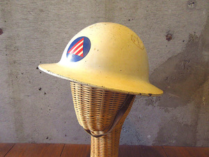  Vintage 40*s*Civil Defense metal шлем *231024k8-hlmt 1940s смешанные товары . промежуток .. коллекция 