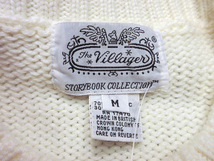 ビンテージ80’s●DEADSTOCK The Villagerトランプセーター白size M●231028j5-m-swr古着デッドストック1980s_画像3