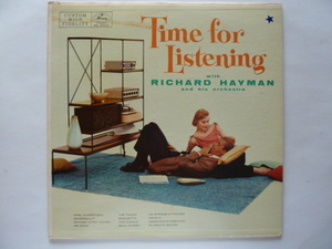 ★ムード■リチャード・ヘイマン / RICHARD HAYMAN ■TIME TO LISTEN