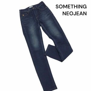 SOMETHING NEOJEAN サムシング SW46 BODY FIRE♪ ストレッチ スキニー デニム パンツ ジーンズ Sz.26　レディース 日本製　K3B00204_9#R