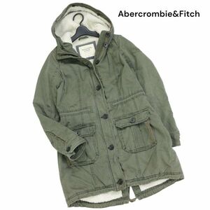 Abercrombie&Fitch アバクロンビー＆フィッチ 秋冬 裏ボア♪ ミリタリー モッズコート Sz.M　レディース　K3T00562_9#N