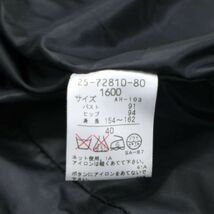 イタリア製★ HANAE MORI ハナエモリ 秋冬 ボリュームネック デザイン 中綿 コート Sz.40　レディース 黒　K3T00557_9#N_画像7