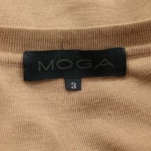 MOGA モガ 秋冬 スカート ドッキング♪ 長袖 ウール ニット ワンピース Sz.3　レディース 日本製　K3T00669_A#E_画像6