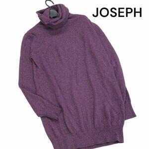 JOSEPH ジョセフ 秋冬 カシミヤ100%♪ タートルネック ニット チュニック セーター Sz.M　レディース　K3T00758_A#E