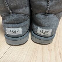 24.5センチ　UGG W CLASSIC SHORT5825W／GREY ムートンブーツ UGG australia アグ MADE IN CHINA 中国製_画像5