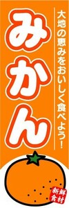 のぼり　のぼり旗　みかん　大地の恵みをおいしく食べよう！