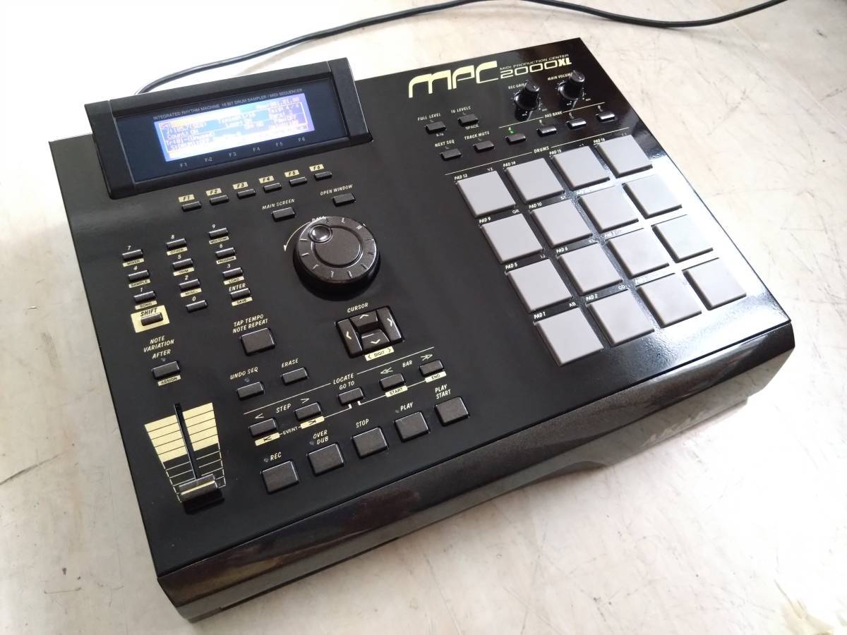 専門店カスタム ）Fat Pad 仕様 AKAI MPC1000 BK JJOS 128MBメモリ増設