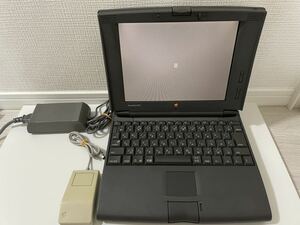 Apple PowerBook 550C M1893 M1906 アップル　マウス付き　ノートパソコン　希少品　1995年製？MacIntosh?