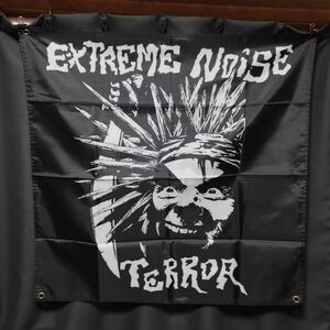 EXTREME NOISE TERROR wreched face ナイロン製 ポスター