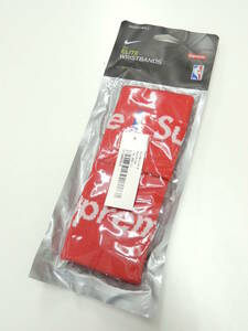 レア 新品 国内正規 19SS Supreme Nike NBA Wristbans Red シュプリーム ナイキ コラボ リストバンド 赤 レッド ボックスロゴ