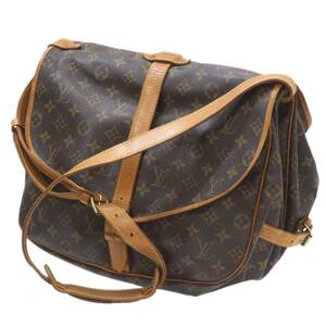 LOUIS VUITTON ルイ・ヴィトン モノグラム ソミュール ショルダーバッグ メッセンジャーバッグ M42256 レディース メンズ KS Bランク