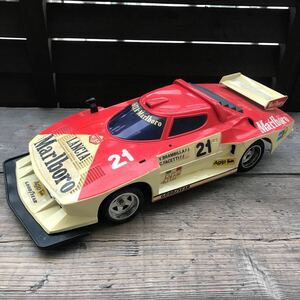 ■昭和レトロ ヨネザワ 1/12 ランチア ストラトス ターボ ラジコン？ミニカースーパーカー中古 ジャンクおもちゃ当時物5a■検昔古い玩具