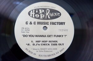 E2-004＜12inch＞C & C Music Factory / Monica Do You Wanna Get Funky ? / Don't Take It Personal