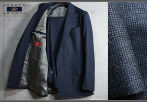  new goods Onward . mountain josef* Abu -do/JOSEPH ABBOUD autumn winter made in Japan REDA MAIOR super150's flannel double-breasted suit A6/L/A94/ navy blue /23.8 ten thousand 