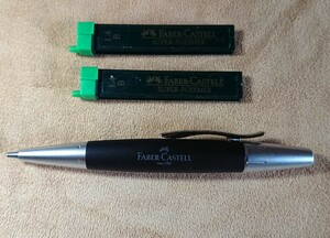 FABER CASTELL ・ファーバーカステルエモーション・ シャープペンシル ・ 梨の木・ドイツ製・ダークブラウン・ツイスト式・替え芯付1.4ミリ