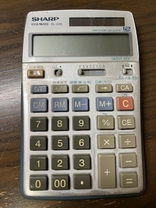 SHARP 学校用電卓 EL-G35　税理士、会計士試験に！少し汚れていますが動作　画面問題なし　